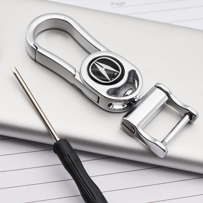 Móc Khóa Kim Loại Hình logo Xe Hơi Acura CDX RDX ILX TLX RLX RDX MDX NSX TL RL