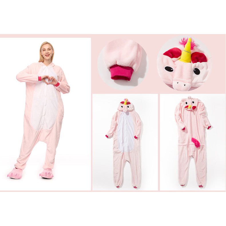 Bộ Đồ Thú Unicorn Hồng ❤️ FREESHIP ❤️