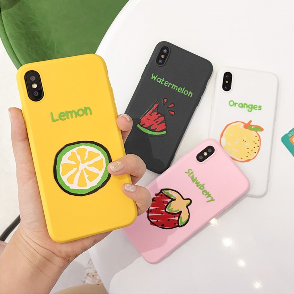 [ OPPO ] Ốp Lưng Silicon Fruit (2) - B093