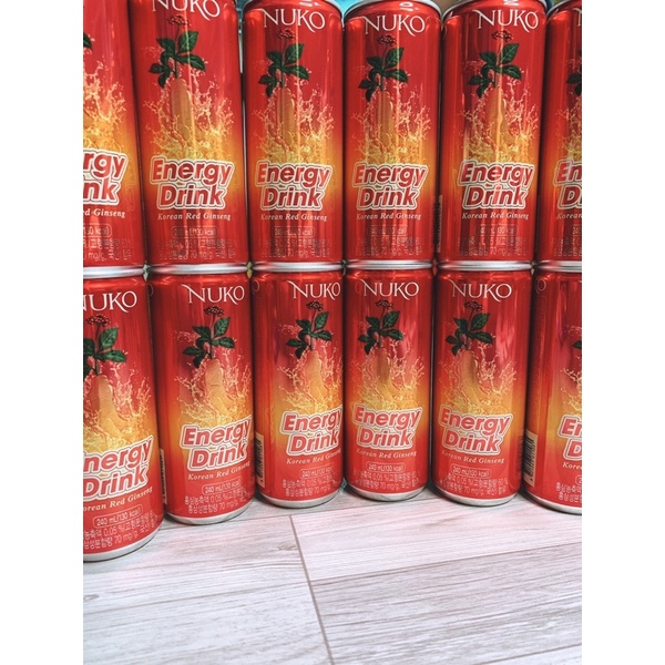 NƯỚC TĂNG LỰC HỒNG SÂM NUKO (240ml) _ Hàng Nhập Hàn Quốc