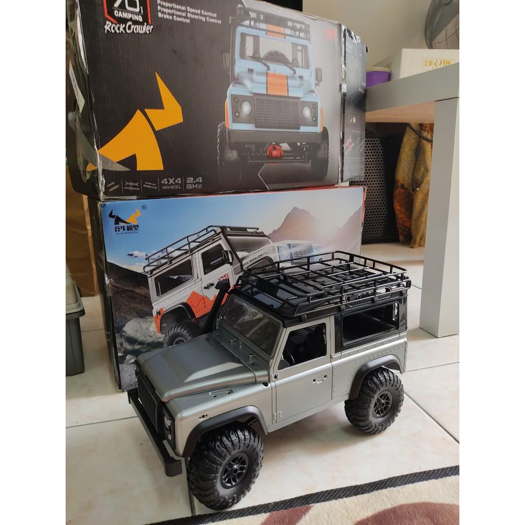Xe ô tô điều khiển từ xa Land Rover Rock MN99S Jeep D90 nâng cấp của MN99 MN-99s nhông kim loại, điều tốc servo xi nhan