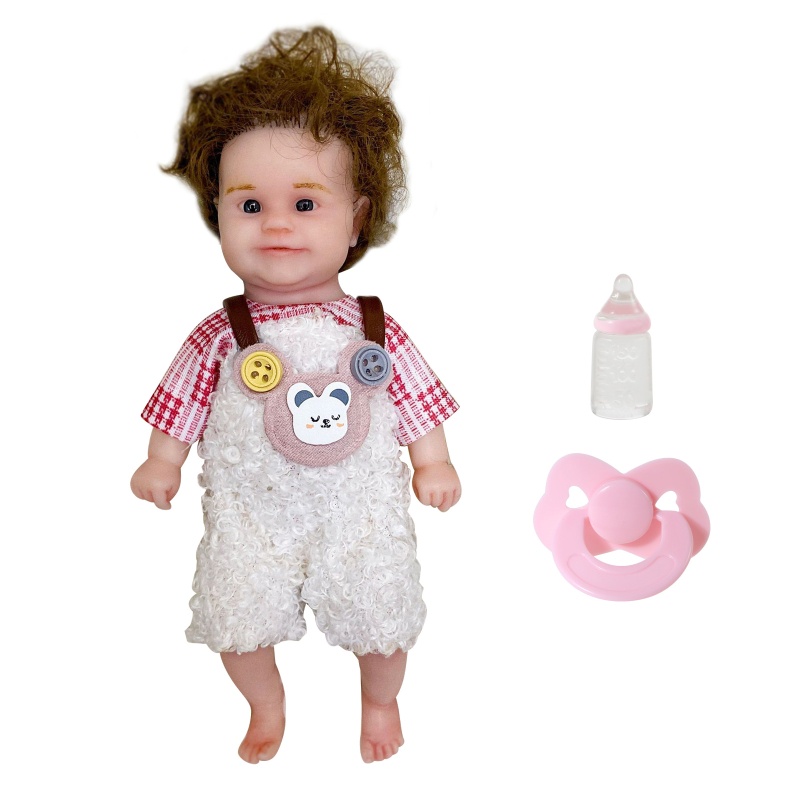 Búp Bê Em Bé Sơ Sinh Kèm Núm Vú Giả Dễ Thương