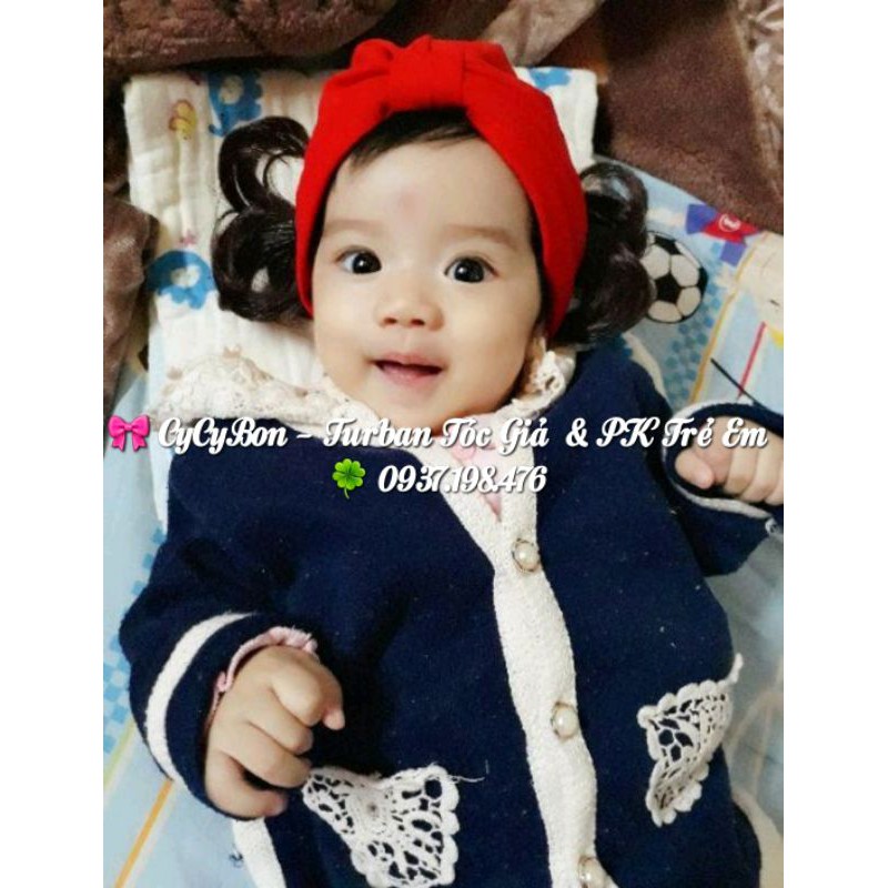 Mũ Nón Turban Cho Bé Gái Nhiều Màu -Chất Thun Cotton 100% Bao Co Giãn - Có Đủ Kiểu Đủ Size Kể Cả Size Bé Sơ Sinh