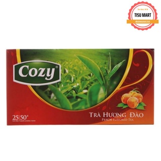 Trà đào cozy 50g túi lọc