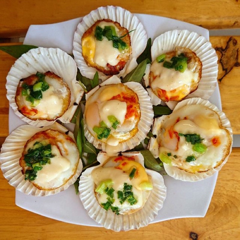 Giá sỉ 1kg Sò điệp Nhật Nửa mảnh