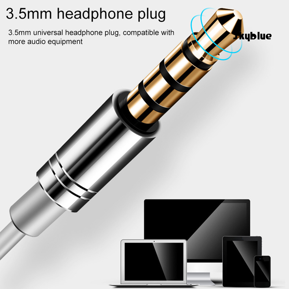 [SK]HD Stereo Noise Cancelling In-ear Hook Sports Earphones Music Headphone with Mic