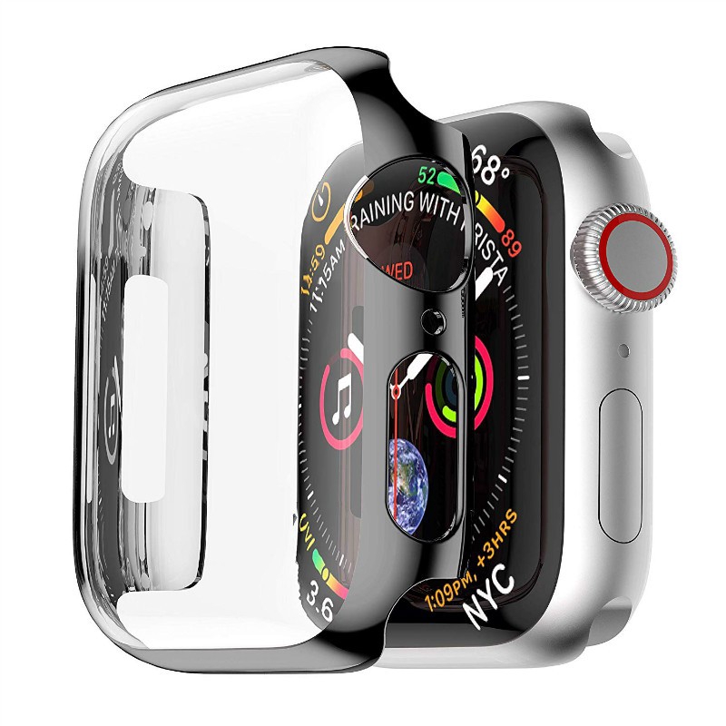 360 Screen Protector Bumper PC Hard Case for Apple Watch Series 4/3/2/1 for iWatch 38/40/42/44mm