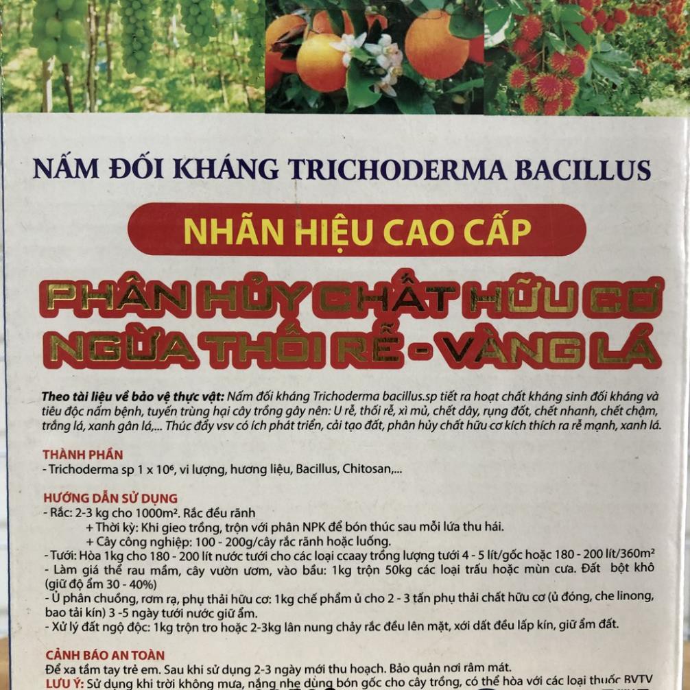 Nấm đối kháng Trichoderma bacillus 1kg