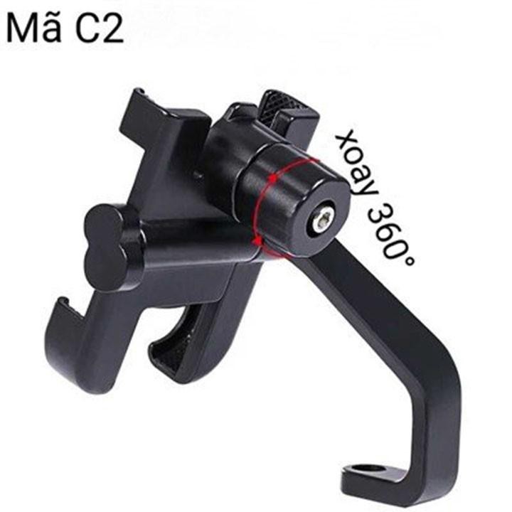 Kẹp điện thoại trên xe máy c2 nhôm cao cấp - BUMSHOP79 | BigBuy360 - bigbuy360.vn