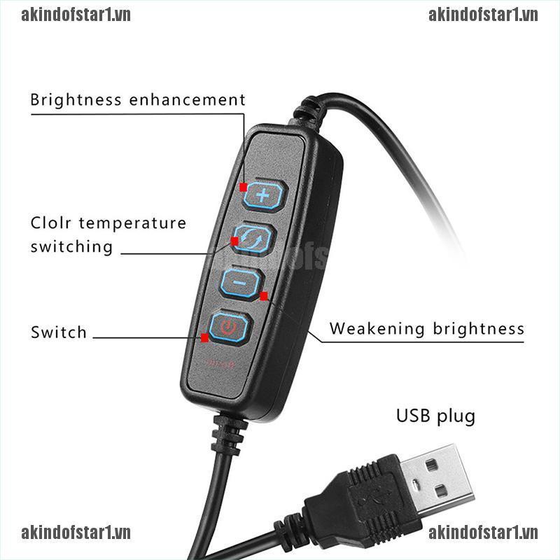 Đèn Led Tròn 6 &quot;Usb 5500k Chất Lượng Cao