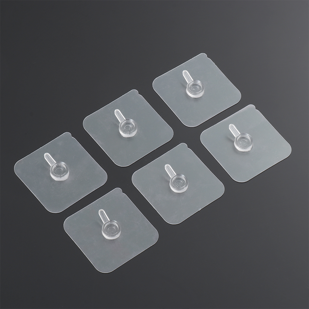 Set 2/ 4 móc treo khung ảnh dán tường trong suốt dính liền mạch chống nước không cần khoan để treo đồ gia đình