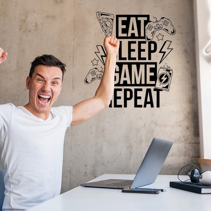 Decal Dán Tường Chủ Đề Game 03 | Decal Dán Tường Trang Trí Quán Cafe, Quán Net, Trang Trí Phòng Ngủ
