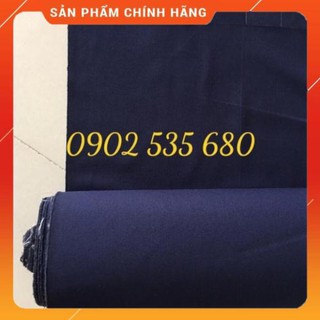 Vải bố canvas màu xanh navy khổ 1m6