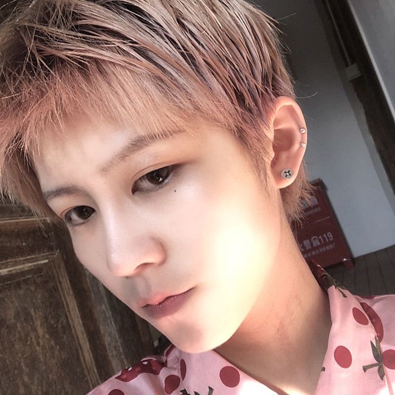 Bông Tai A07 Hình Ốc Vít Phong Cách Hàn Quốc