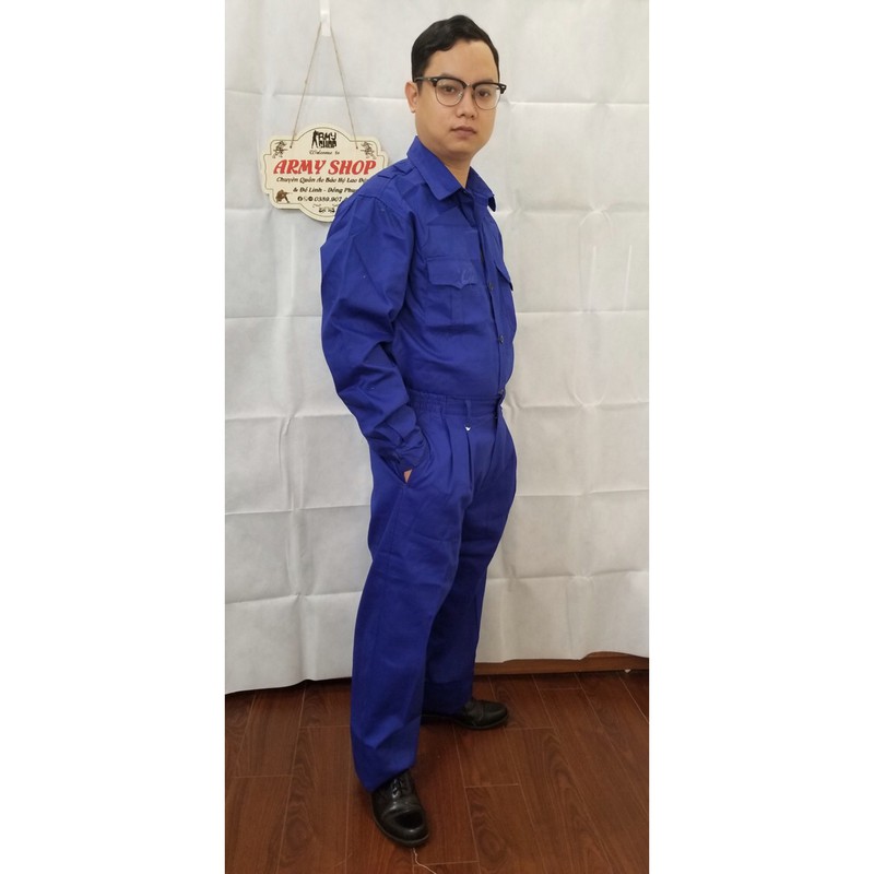 Bộ Công Nhân màu xanh -loại 1