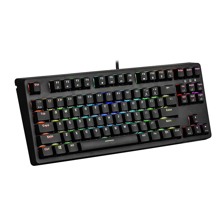 Bàn Phím Cơ E-Dra EK387 Pink / Black RGB LED, Chống Nước - Chính Hãng | BigBuy360 - bigbuy360.vn