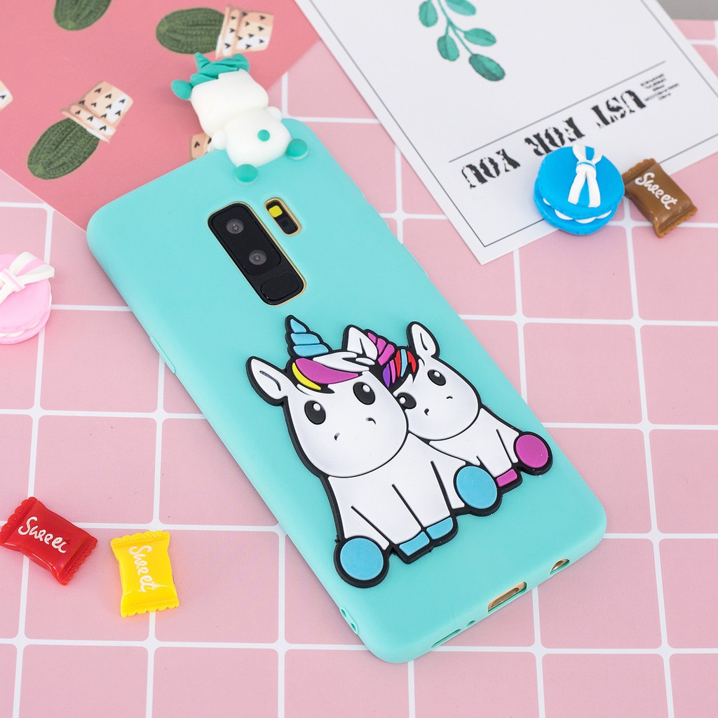 Ốp điện thoại silicone hoạ tiết mèo hoạt hình xinh xắn cho Samsung s9plus | BigBuy360 - bigbuy360.vn