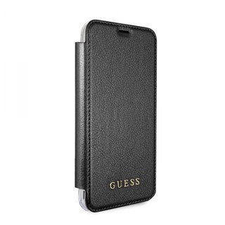 Bao Da Iphone XR - GUESS - Combo (Bao Da + Kính Cường Lực)