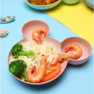 Bát Ăn Dặm Lúa Mạch Hình Chuột Mickey Cho Bé