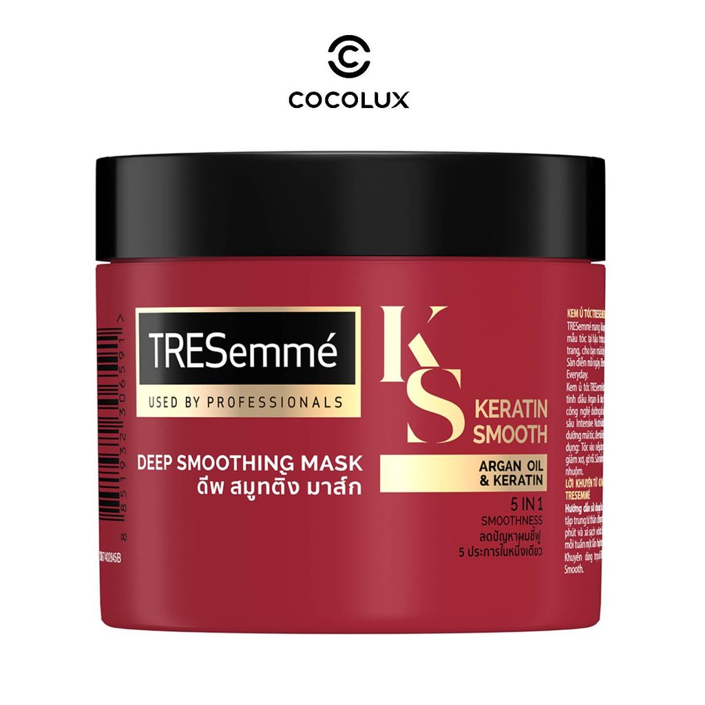 Kem Ủ Tresemmé Keratin Smooth Vào Nếp Mượt Mà - 180ml-[COCOLUX]