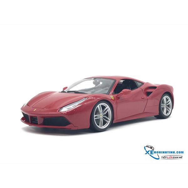 Xe Mô Hình Ferrari 488 Gtb 1:18 Bburago (Đỏ)