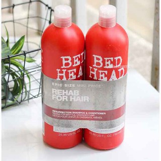Cặp Dầu Gội, Xả Tigi Đỏ 750ml