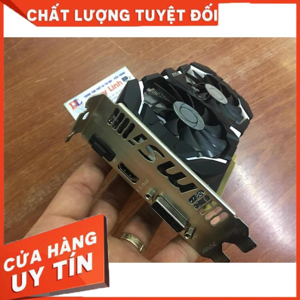 (giá khai trương) Vga GTX 1050ti 4G MSI 2 fan check hãng còn bảo hành 10/2021