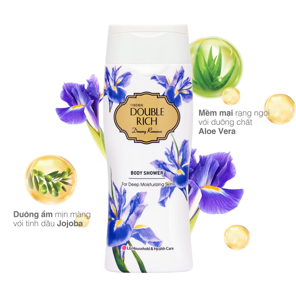 Sữa Tắm Double Rich Hoa Iris 200g - Sữa tắm, xà bông, muối tắm |  TheFaceHolic.com