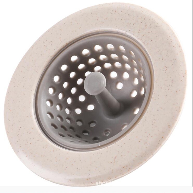 [Tổng Kho Sỉ] Giỏ Chặn Lọc Rác Bồn Rửa Bát LOẠI TRÒN CÓ THANH CẦM (Lúa Mạch) - Dễ Dàng Đổ Rác Nhanh Chóng, Sạch Sẽ