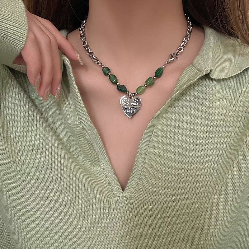 Vòng cổ Mặt Chữ Love Đính Đá Thời Trang Hàn Quốc