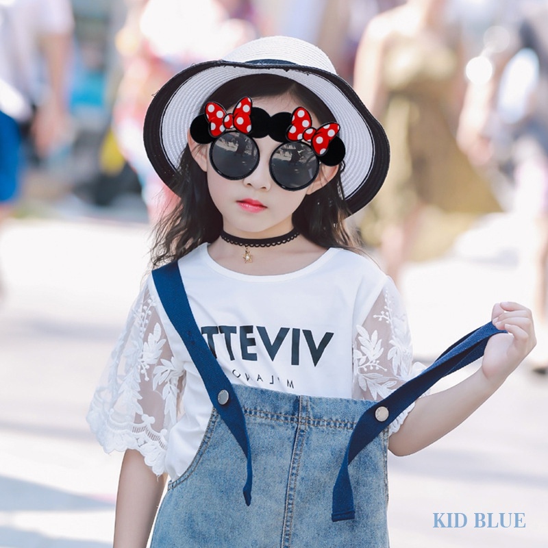 Kính Mát Gọng Nhựa PC Kiểu Dáng Hoạt Hình Dễ Thương Cho Bé
