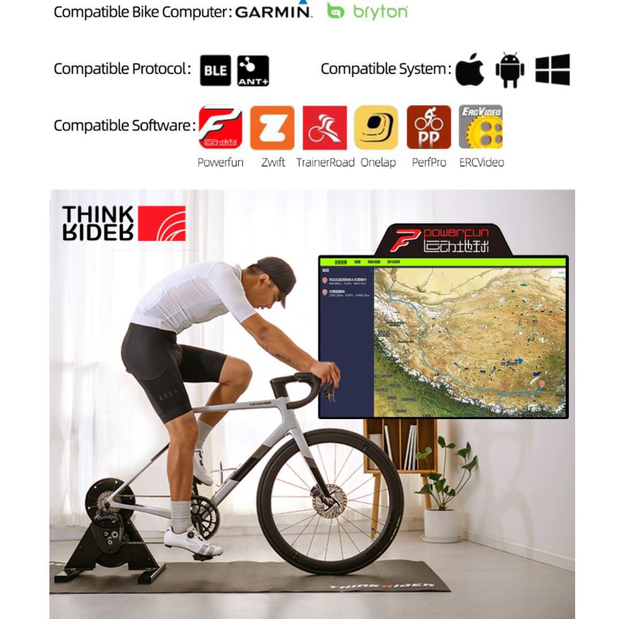 Rulo Đạp Xe Trong Nhà Thinkrider A1