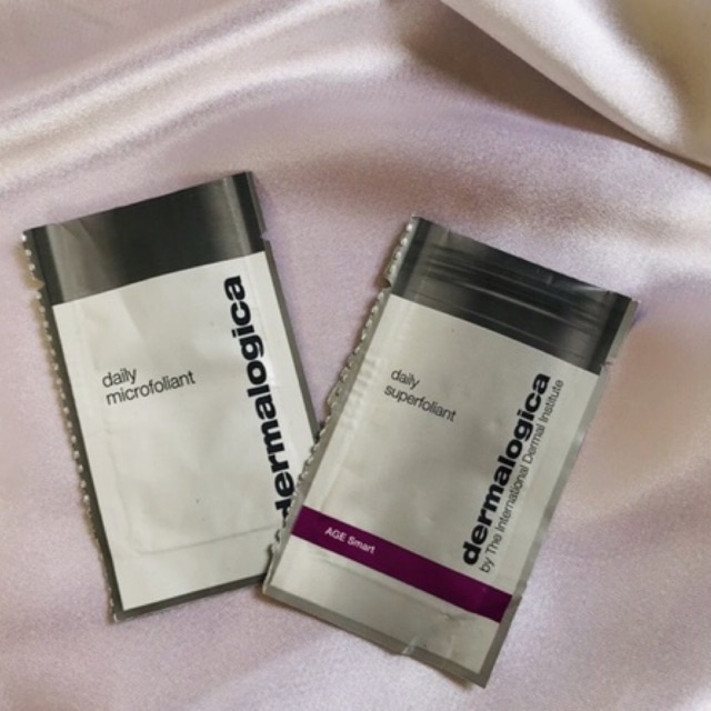 Dermalogica ✨ Combo 2 gói tẩy da chết hàng ngày Daily Microfoliant và Superfoliant