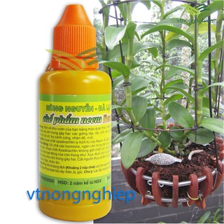Chế phẩm neem Hùng Nguyễn Ben02, phòng chống côn trùng, sâu bọ cho hoa lan, hoa hồng