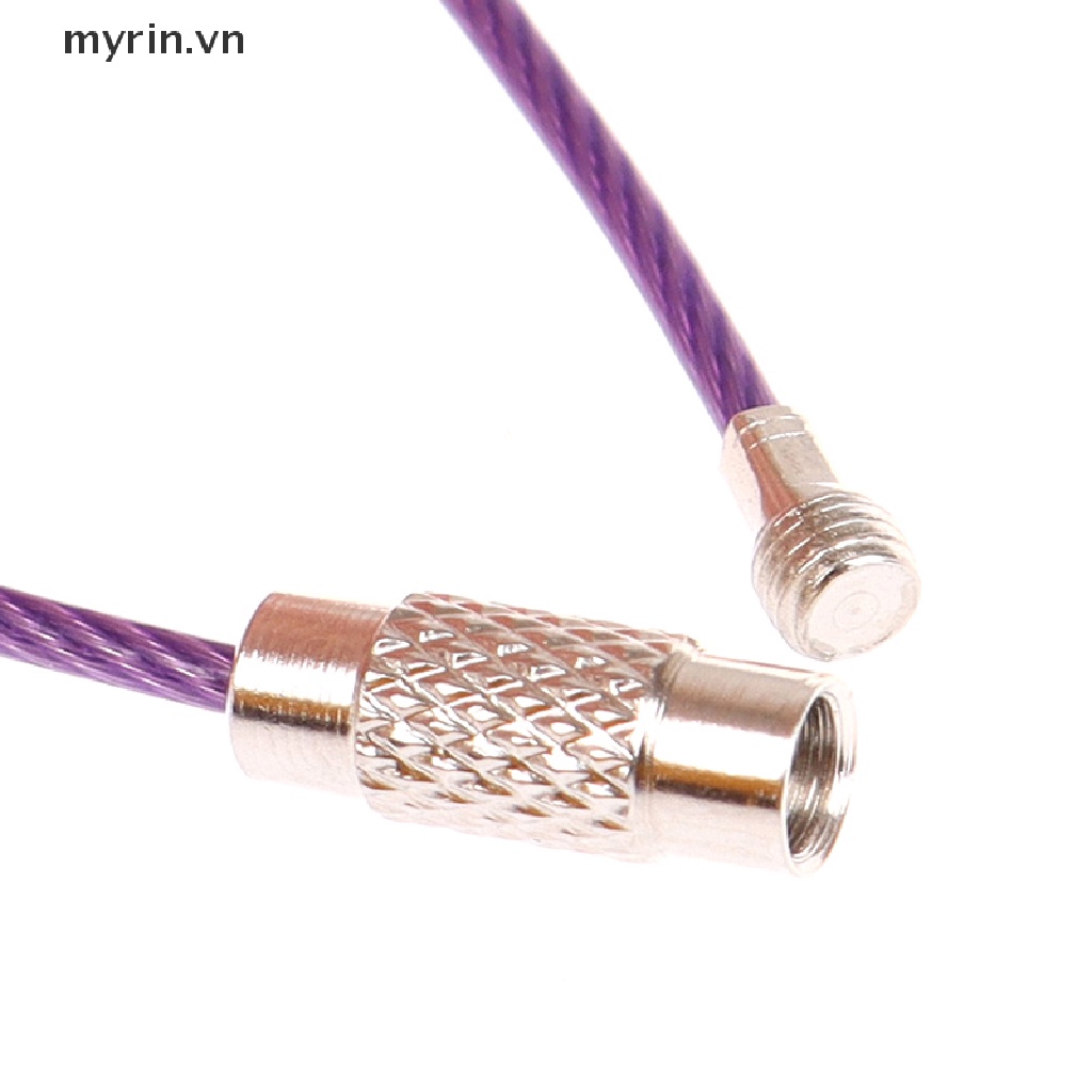 Set 10 Vòng Khóa Dây Cáp Bằng Thép Không Gỉ Tiện Dụng