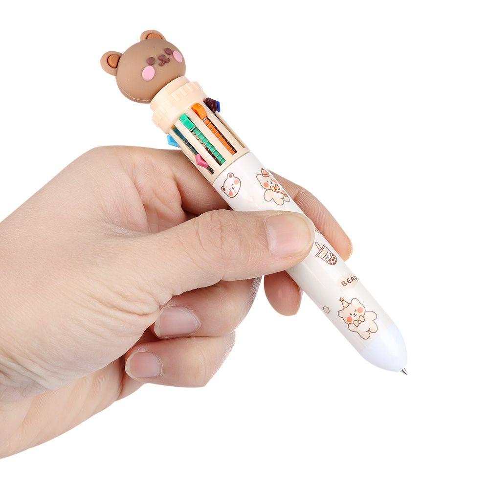 BTLIMER Bút Bi Bấm Mực Gel 10 Màu