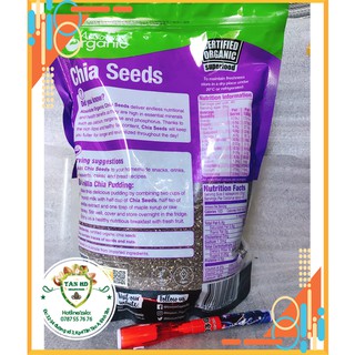 HẠT CHIA TÍM ÚC ABSOLUTE ORGANIC (1KG)- ĐÁY TÚI LOGO ECOFRAM