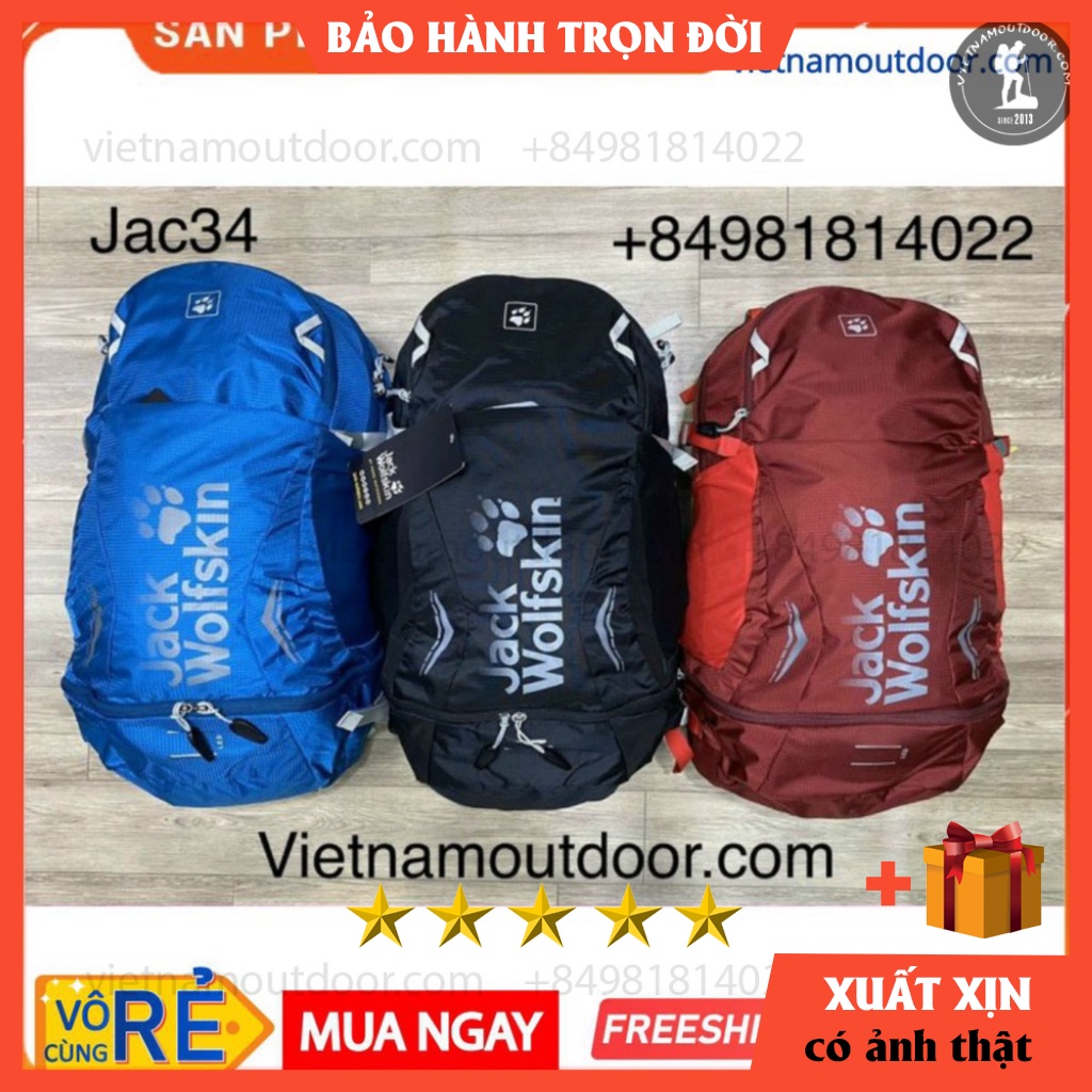 Balo Jack Wolfskin Moab Jam 34 model 2022 - balo phượt - balo du lịch