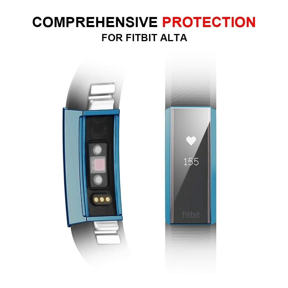 Ốp Tpu Mềm Trong Suốt Bảo Vệ Màn Hình Đồng Hồ Thông Minh Fitbit Alta