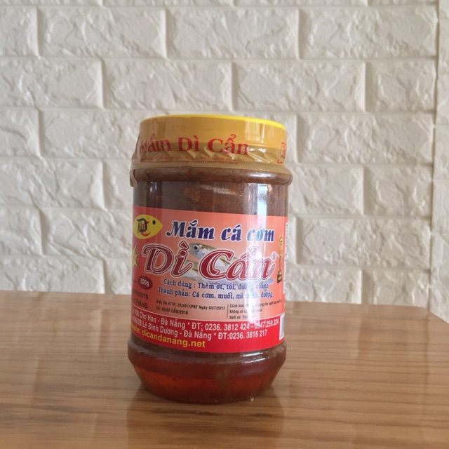 Mắm Cá Cơm Dì Cẩn Đặc Sản Đà Nẵng 500gr