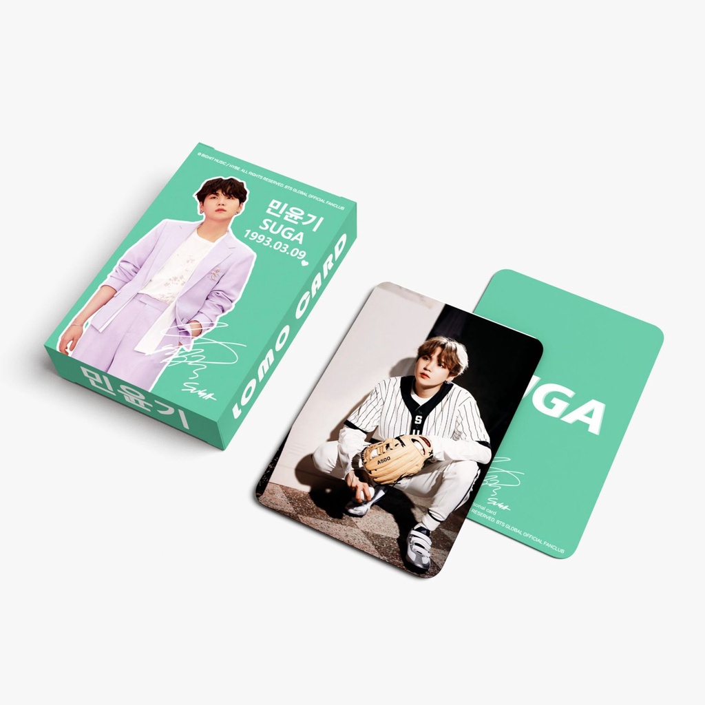 BTS Album Photocard V JIMIN SUGA JIN Lomo Card Postcard