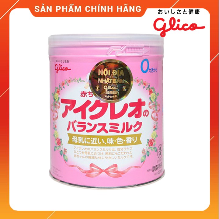 Sữa Glico 0 850g, giúp hệ tiêu hóa khỏe, trí não tinh anh, tối ưu hệ miễn dịch, tăng trưởng khỏe mạnh.