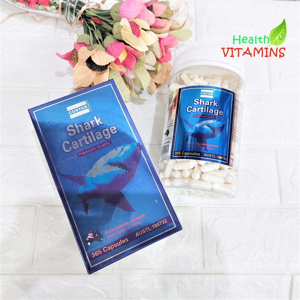 Sụn Cá Mập Costar Blue Shark Cartilage 750mg, 365 viên
