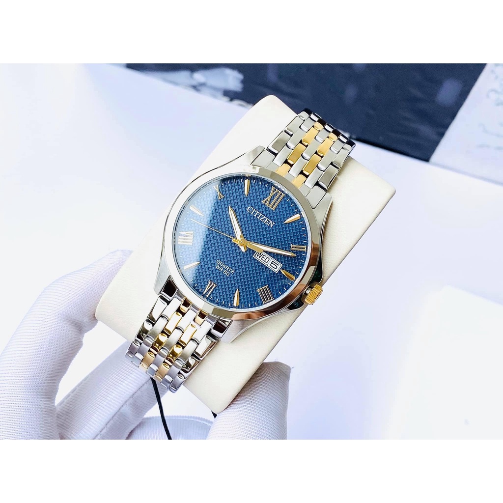 Đồng Hồ Nam Chính Hãng CITIZEN Quartz  BF2024-50L Tặng Kèm Dây Da Cao Cấp