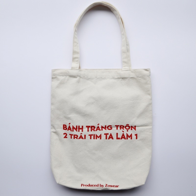 Túi tote ZOWEAR cao cấp Funchline Bánh Tráng Trộn