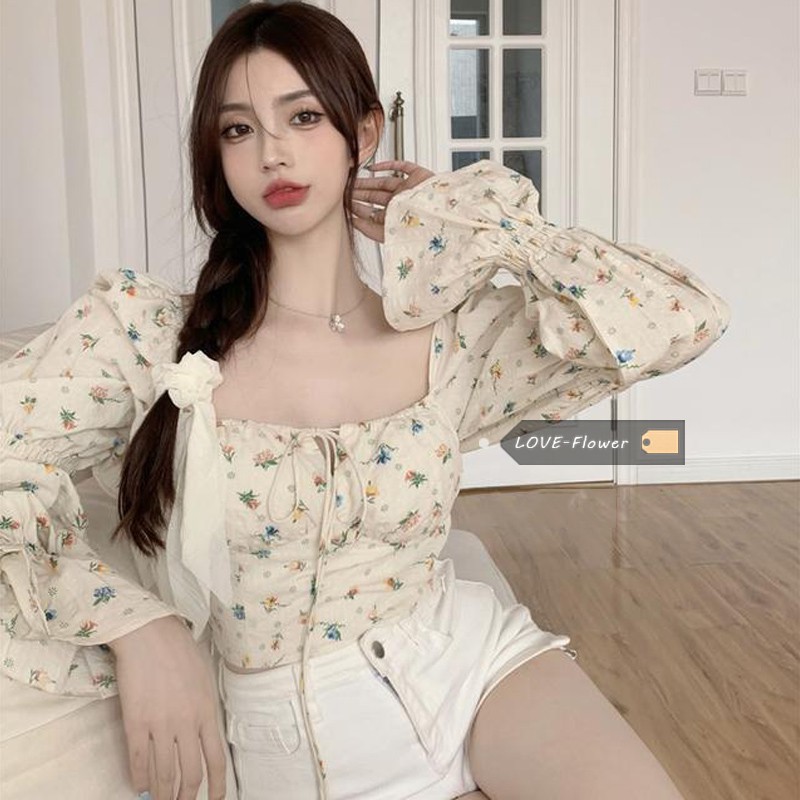 Áo Hoa Tay Loe Thiết Kế Thời Trang Dành Cho Nữ