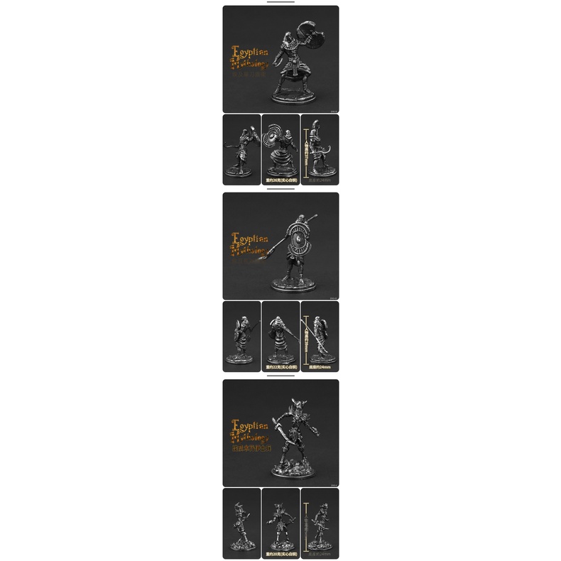 Mô Hình Người Lính Ai Cập Cổ Đại Bằng Kim Loại Thủ Công Để Bàn Trang Trí