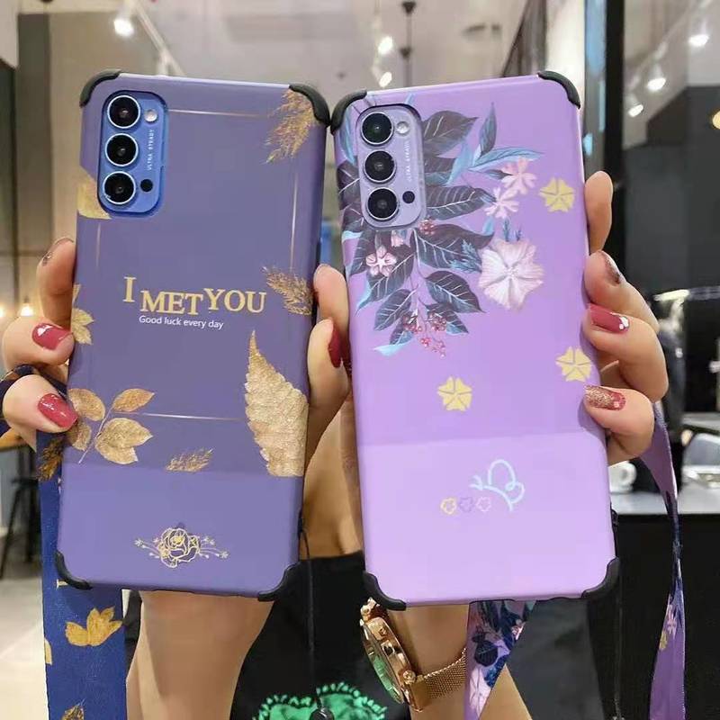 XiaomiXiaomi  Poco X3 M3 Redmi 9T 9 9a 9c 8 8a 7a K20 Pro Note 9 9s 9 Pro 8 Proốp điện thoại Họa Tiết Lá Thời Trang Cho