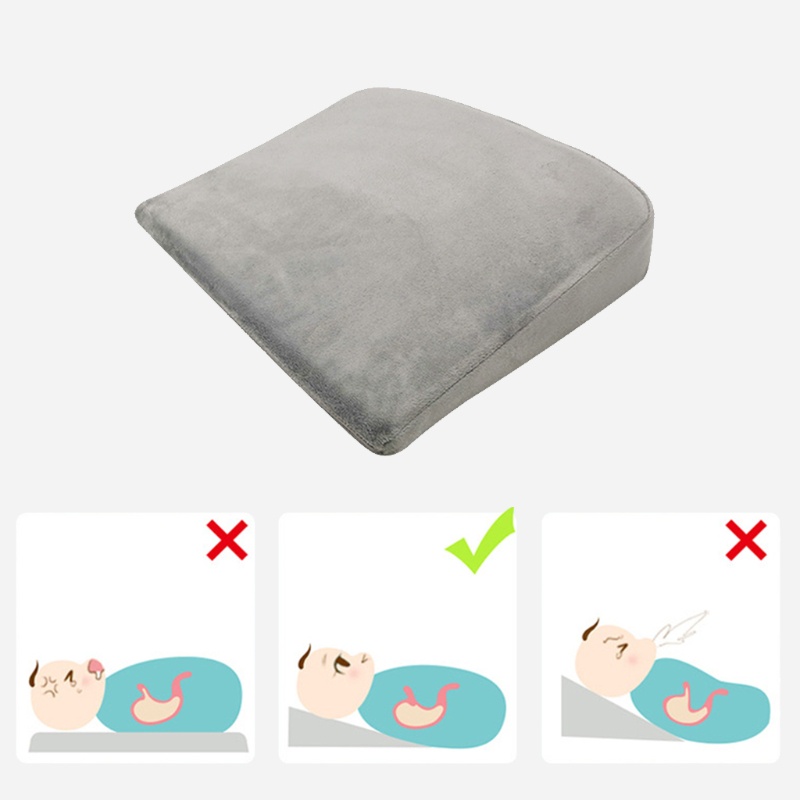 Gối Cao Su Non Mềm Mại Thoải Mái Định Hình Đầu Cho Bé