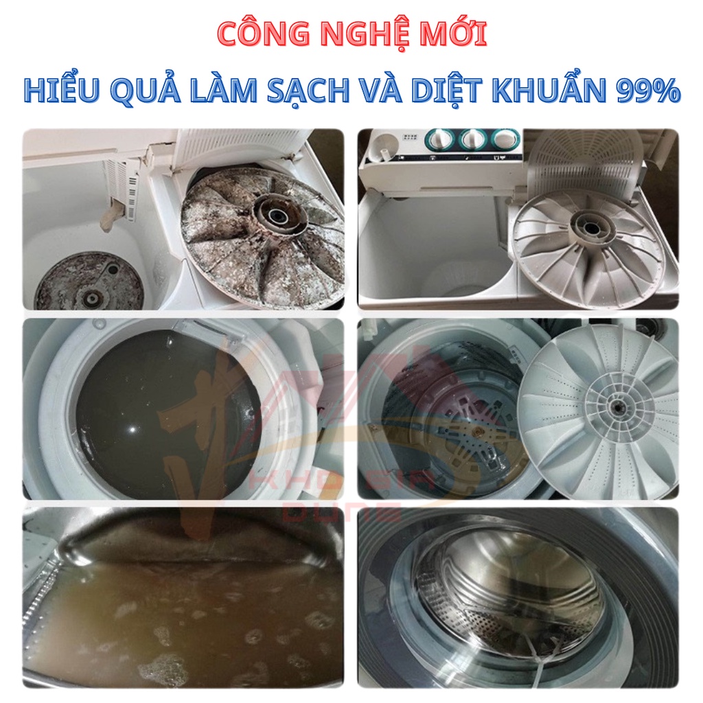 [Siêu Rẻ] Viên Vệ Sinh Lồng Máy Giặt Công Nghệ Mới Diệt khuẩn 99% và Tẩy Sạch Cặn Máy Giặt